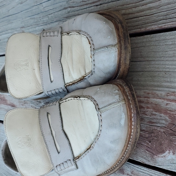 Brunello Cucinelli Vintage Y2K Loafer Women Leather Flats shoes sz 38.5/8.5 - Picture 4 of 13